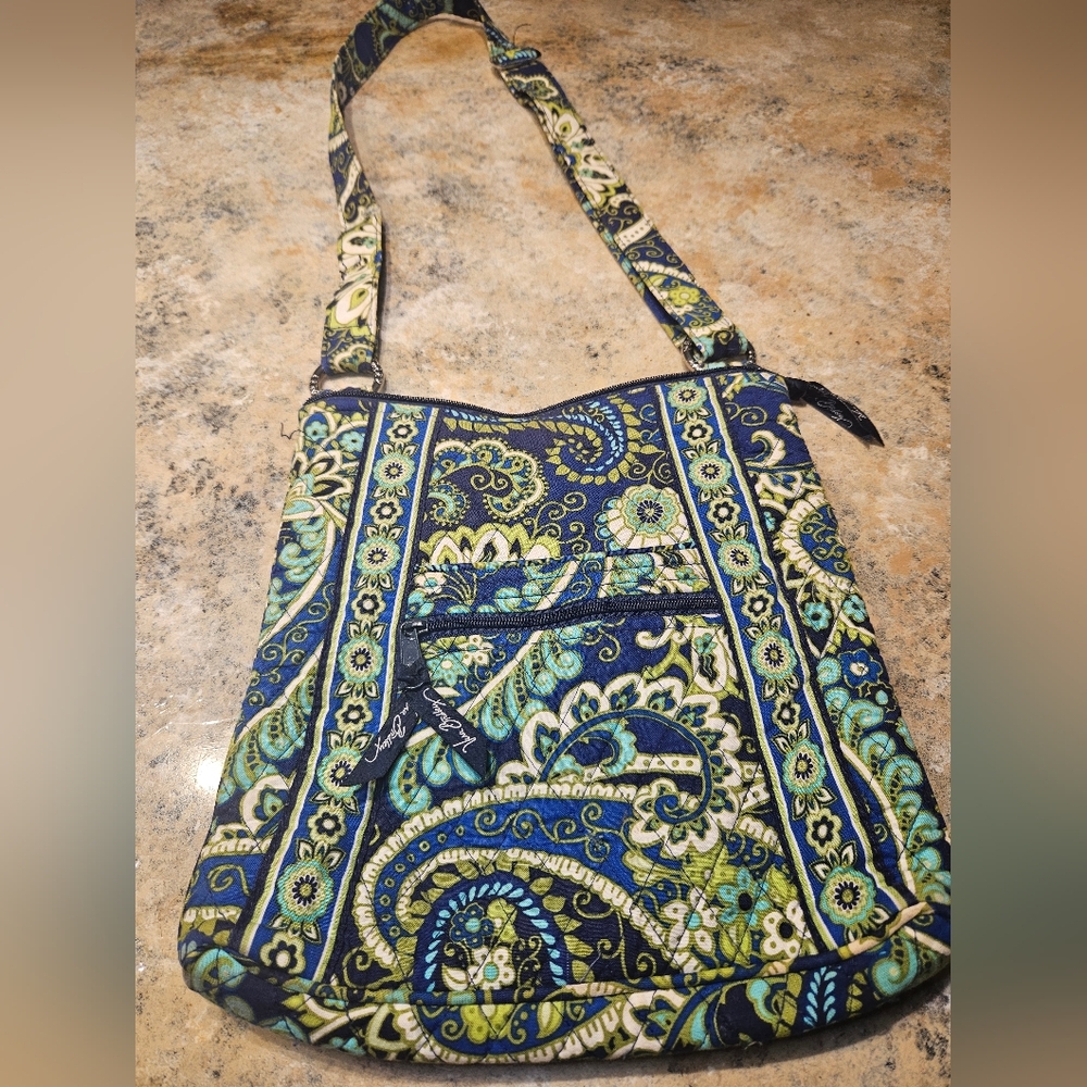 Vera Bradley Blue Paisley Crossbody Bag